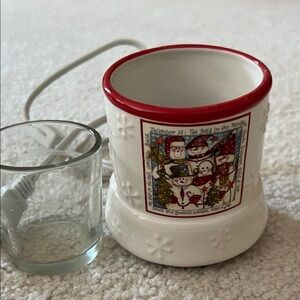 Electric Snowman Wax/ votive candle
Warmer -Hardly used